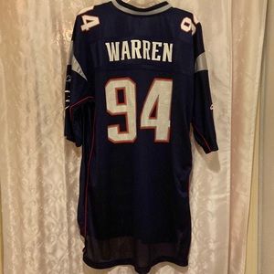 Reebok Authentic New England Patriots Ty Warren Jersey Size Men’s 2XL 🔥